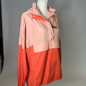 Lauren James Pink and Orange Ski Jacket with Hood